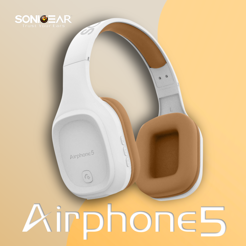Sonicgear Airphone 5 High Clarity With Strong Bass Bluetooth 5 0 For Smart Phone And Tablets