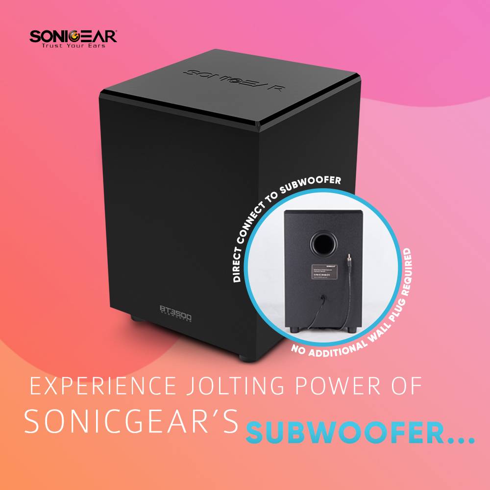 SonicGear SonicBar BT3500 Soundbar and 