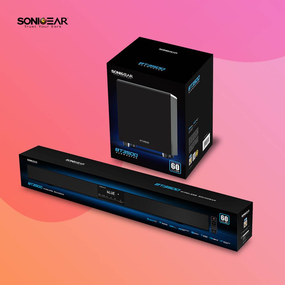 SonicGear SonicBar BT3500 Soundbar and 