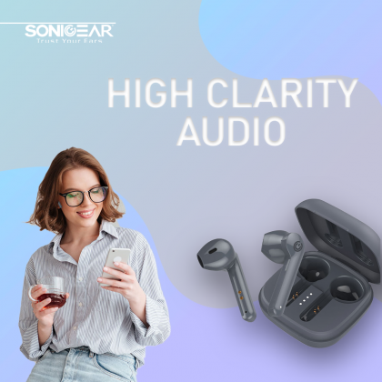 SonicGear Earpump TWS 1 (2021) True Wireless Stereo Earphone Bluetooth/ 38 Hour Playtime/ 60ms Low Latency/ TWS Earbuds