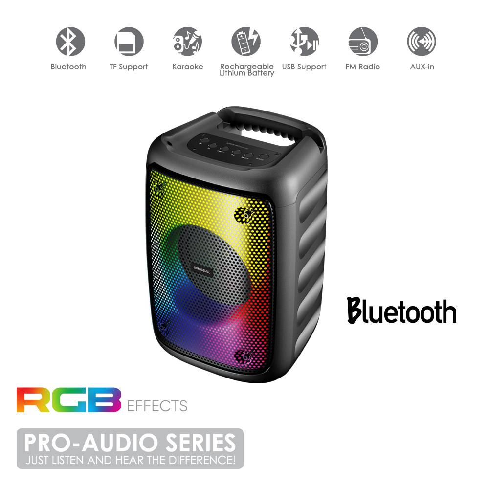 SonicGear AudioX Pro 500HD RGB Speaker HiDefinition Audio 1 Year Warranty