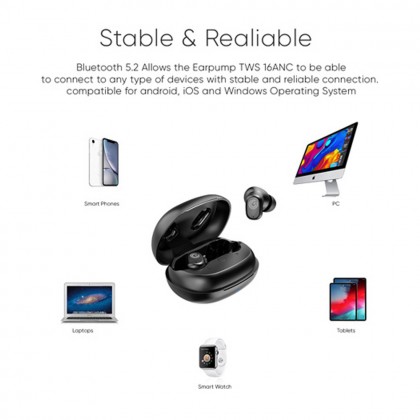 SonicGear TWS 16 ENC Bluetooth IPX 4 Wireless Stereo Earbuds